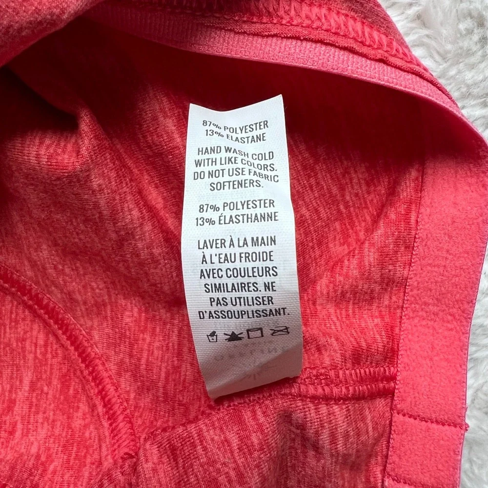 OFFLINE by Aerie The Hugger Recharge Sports Bra Pink Heathered Racerback Small